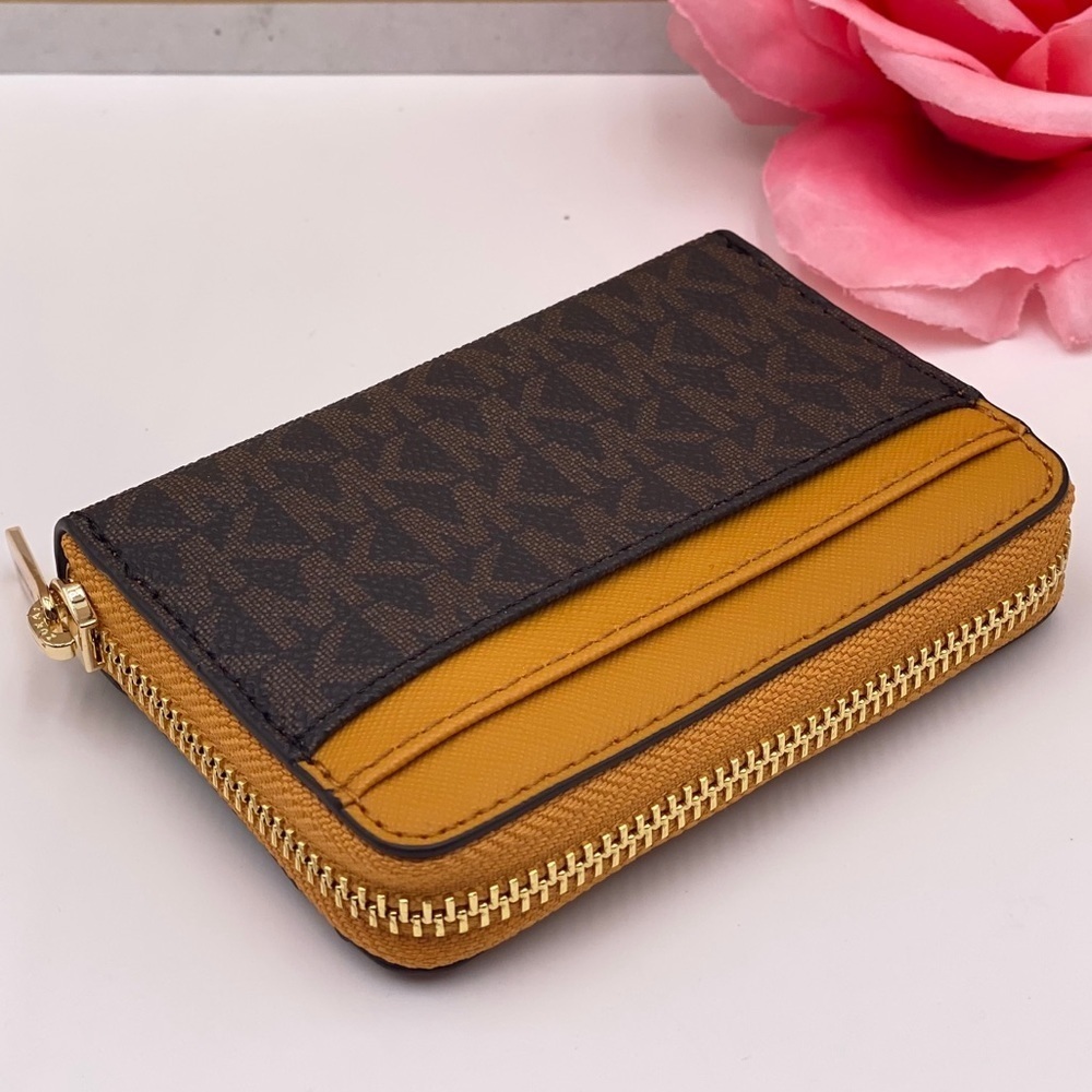 Michael Kors Jet Set Travel Card Case Wallet - Picture 7 of 8